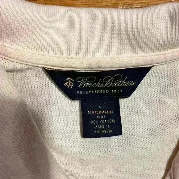 Brooks Brothers Performance Knit Mens Polo size large - Picture 2 of 7